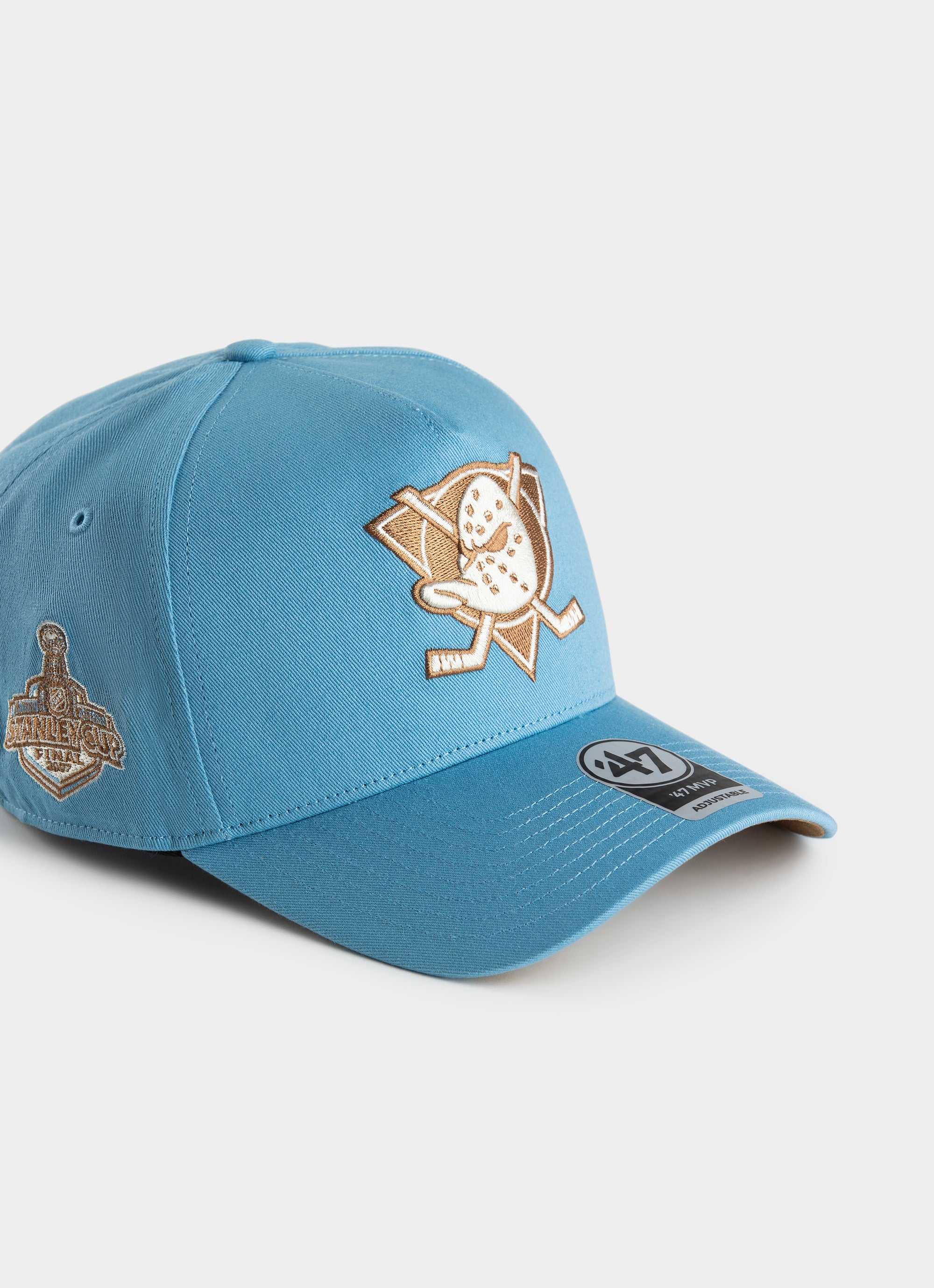 Anaheim Ducks 47 Brand MVP NHL Team Camel Snapback Cap