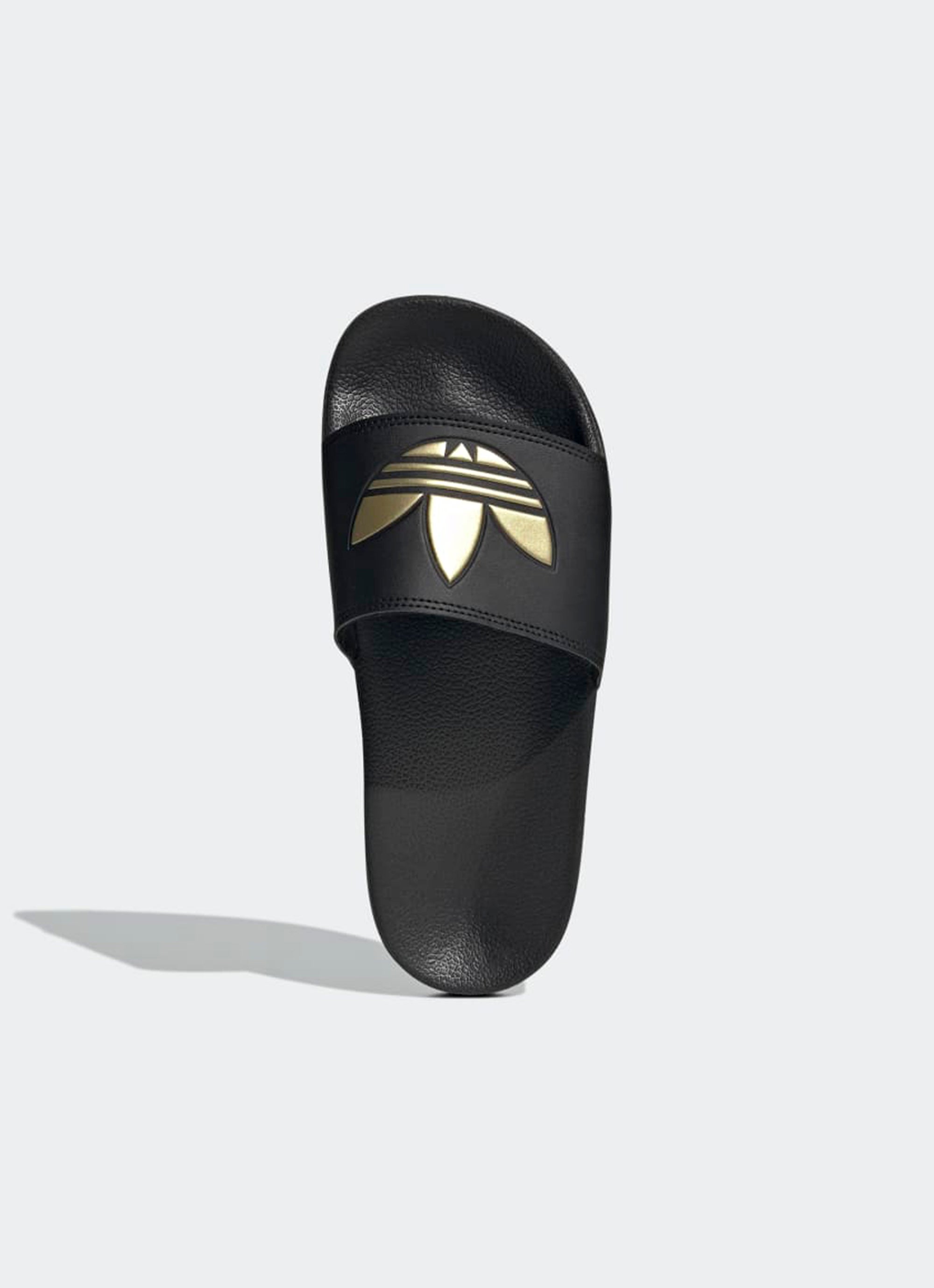 Adidas slides womens store black and gold