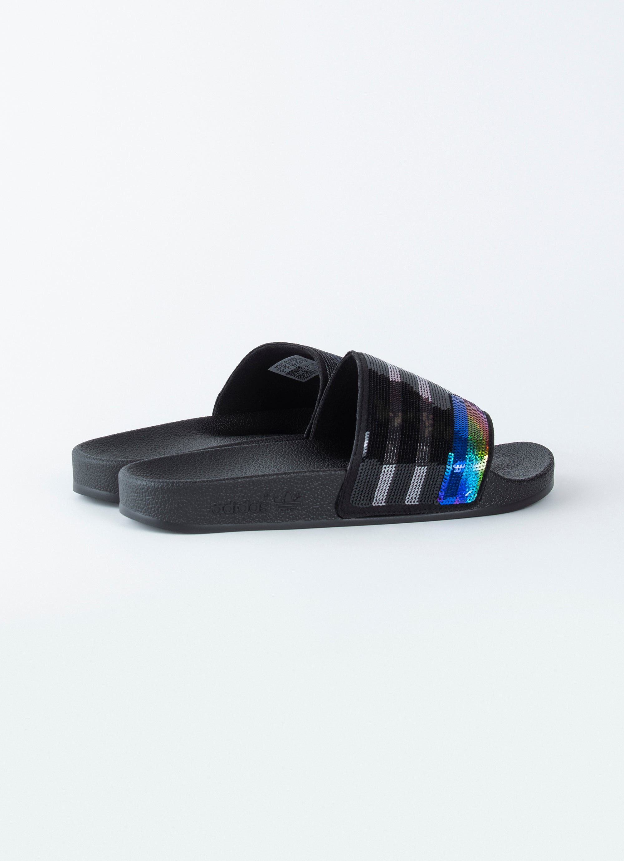 Adidas adilette store slides black