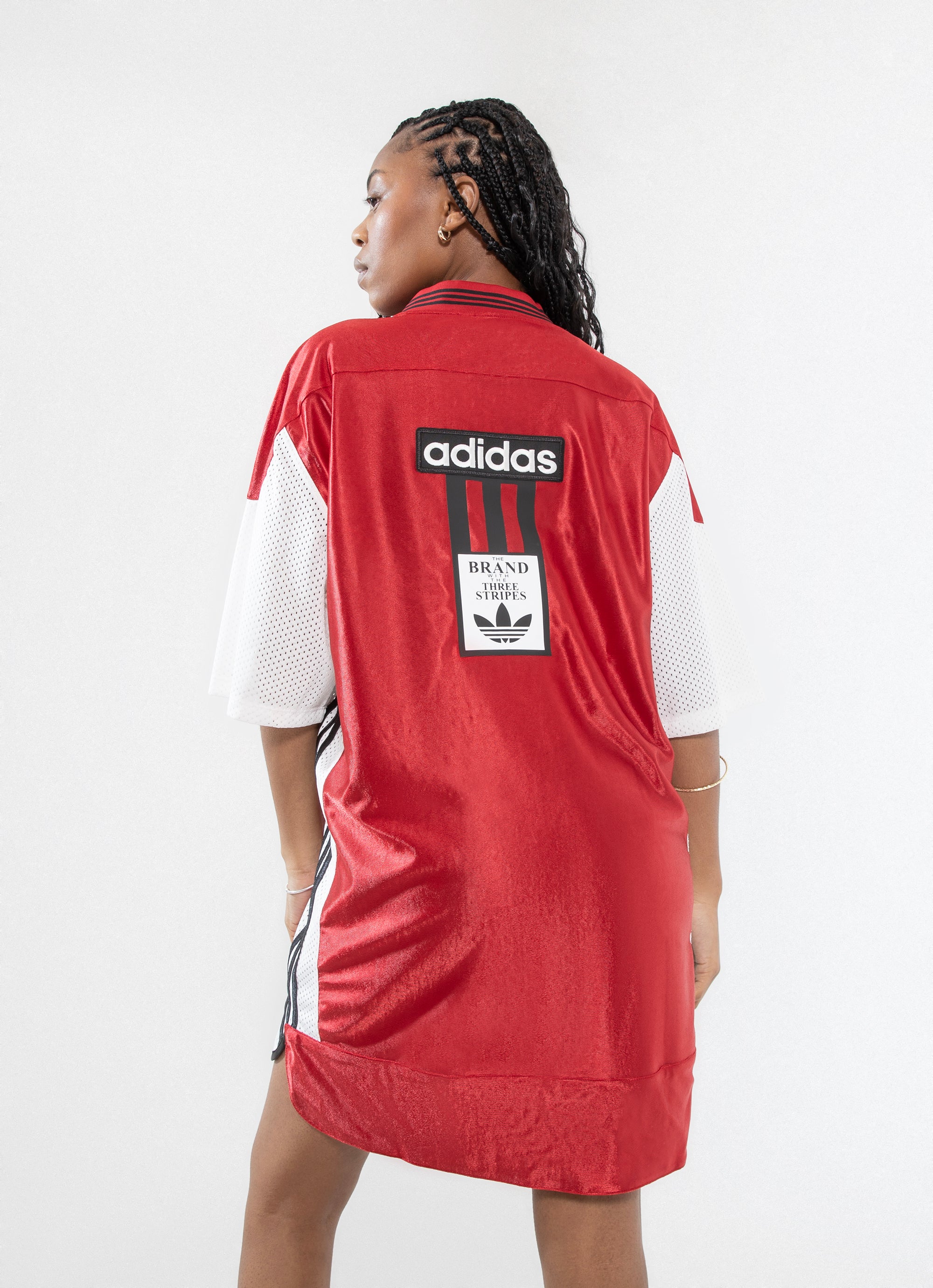 Adidas Originals Adibreak Basketball Dress Womens in Red Red Rat