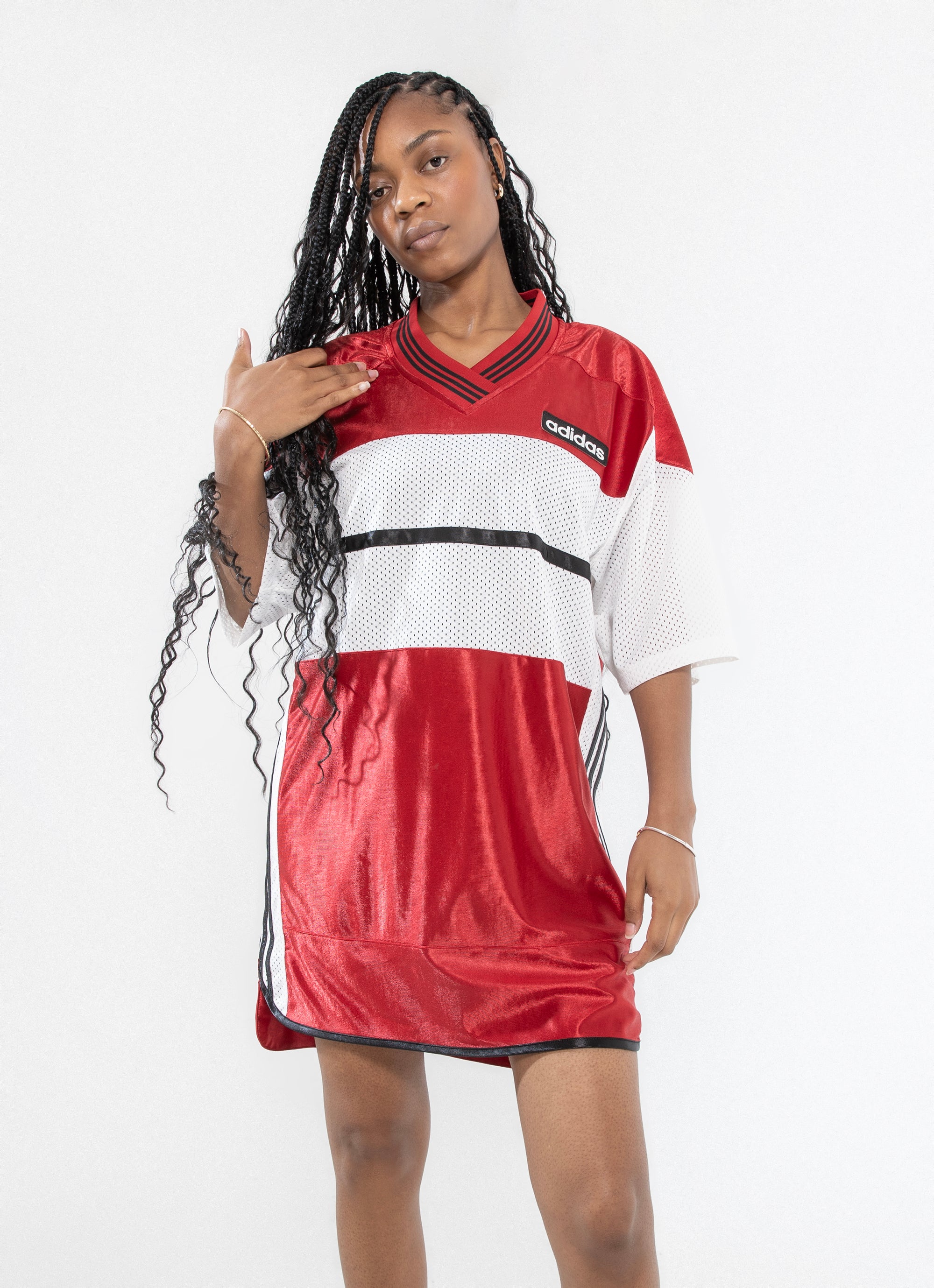 Adidas Originals Adibreak Basketball Dress Womens in Red Red Rat