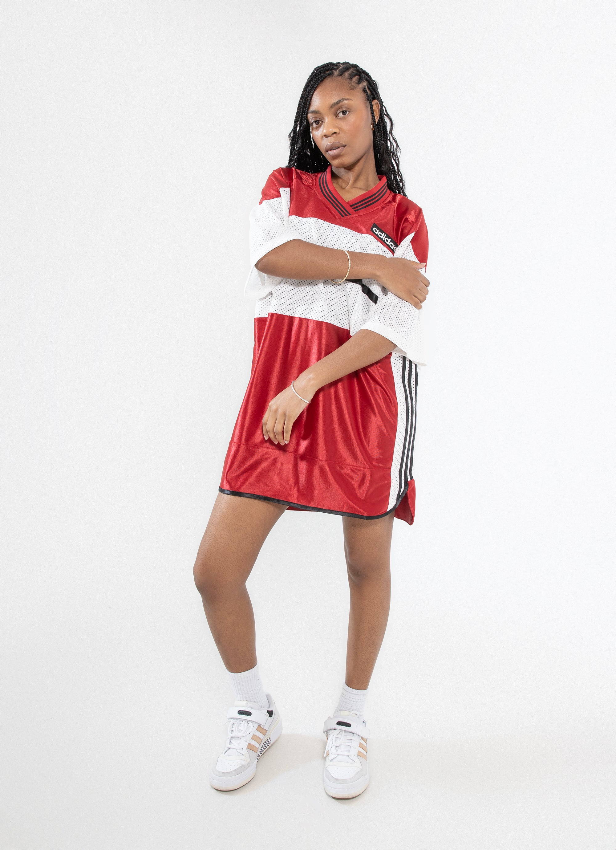 Adidas Originals Adibreak Basketball Dress Womens in Red Red Rat