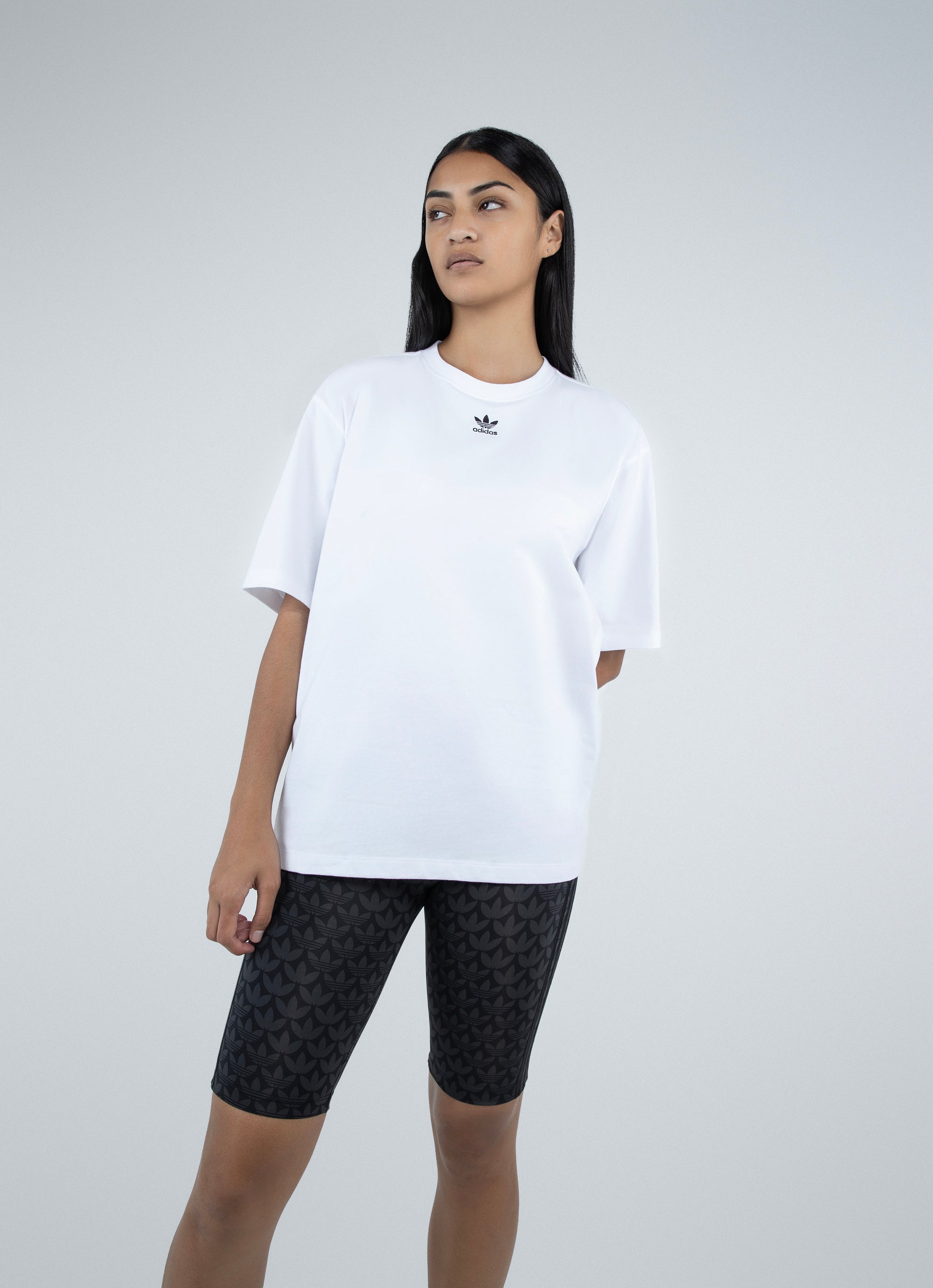 White adidas best sale tee womens