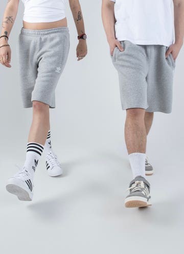 Red Adicolor Trefoil Grey Adidas Originals | Shorts Essentials in Rat