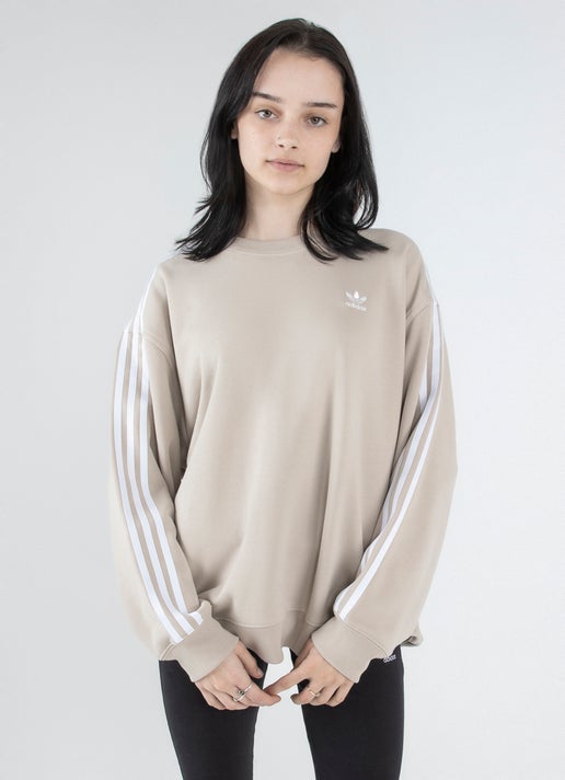 adidas 3 stripe sweatshirt womens