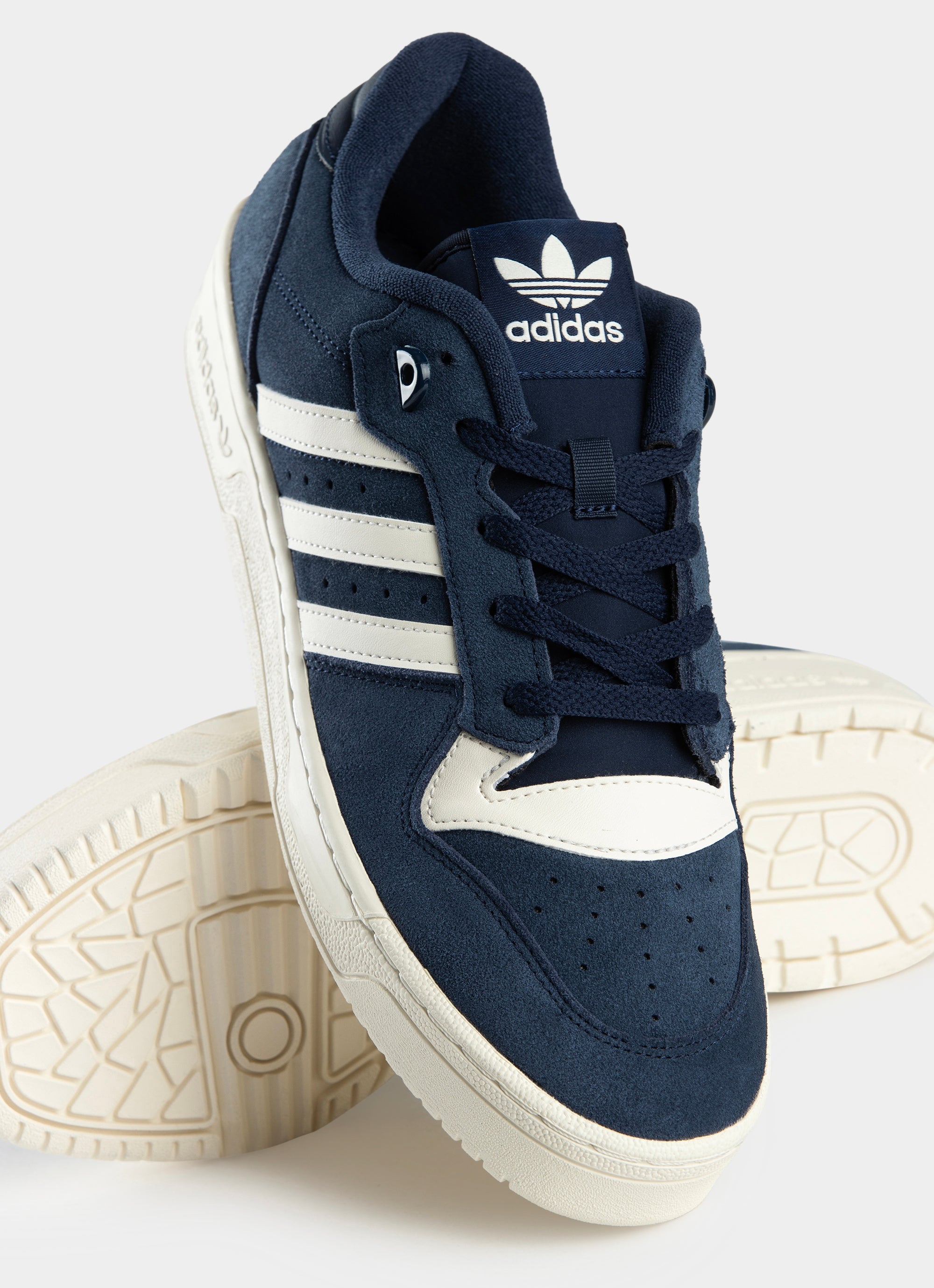 Adidas leather clearance shoes blue