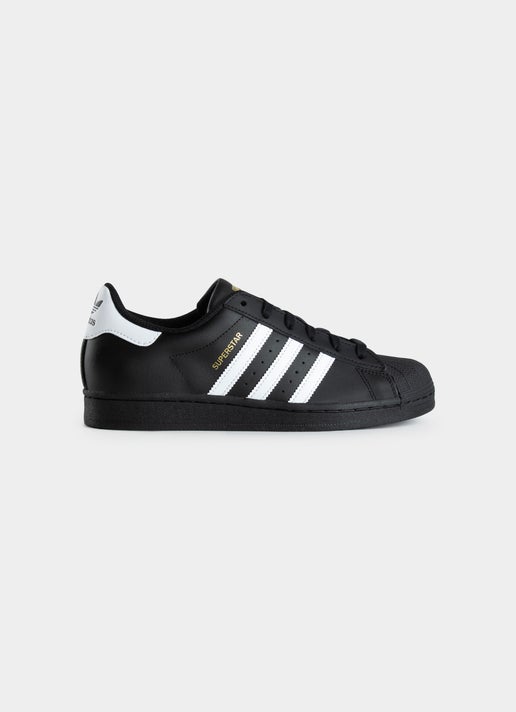 Adidas Originals Superstar Shoes - Youth in Black | Red Rat