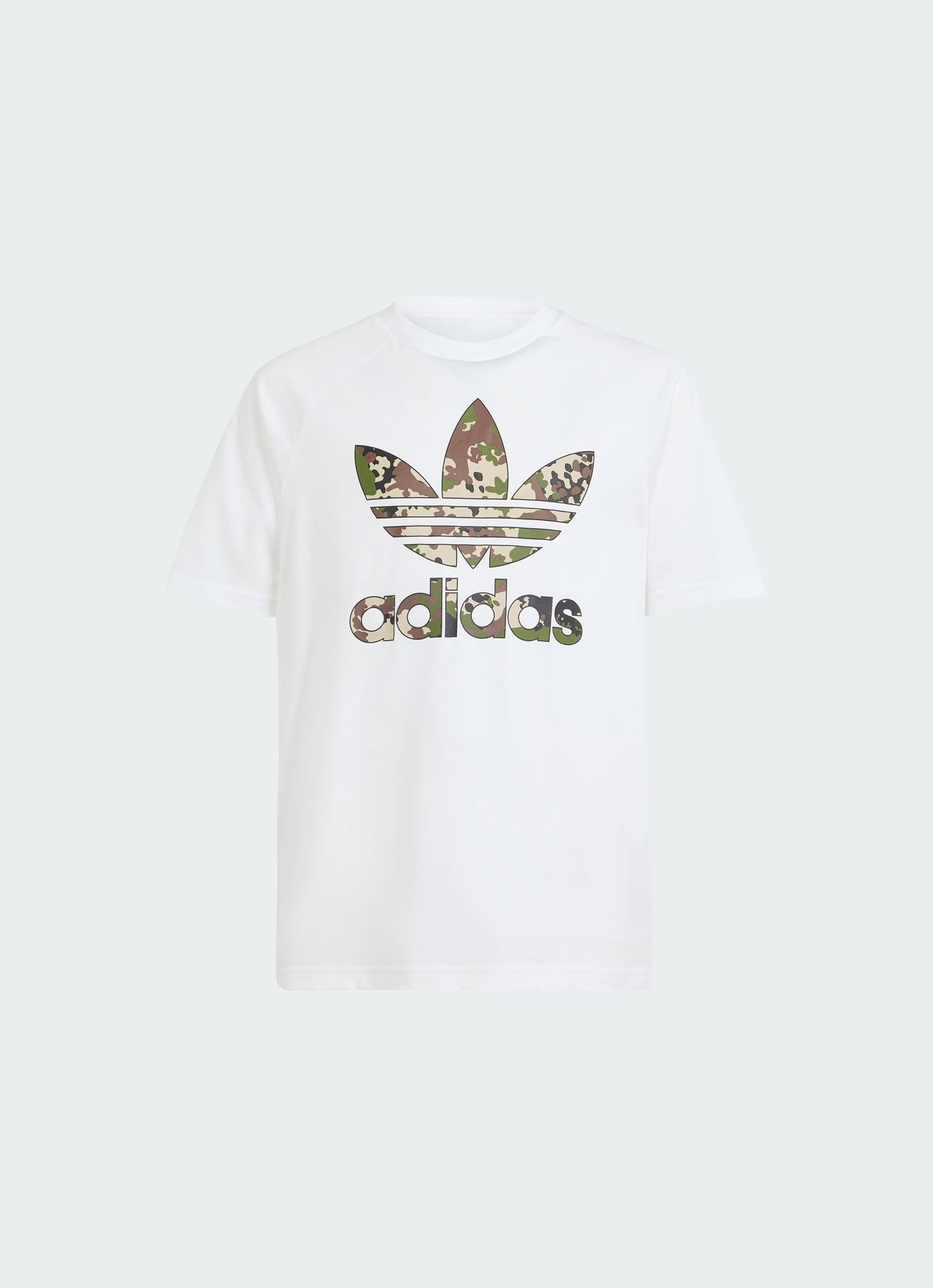 Adidas Originals Camo Tee Youth in White Red Rat