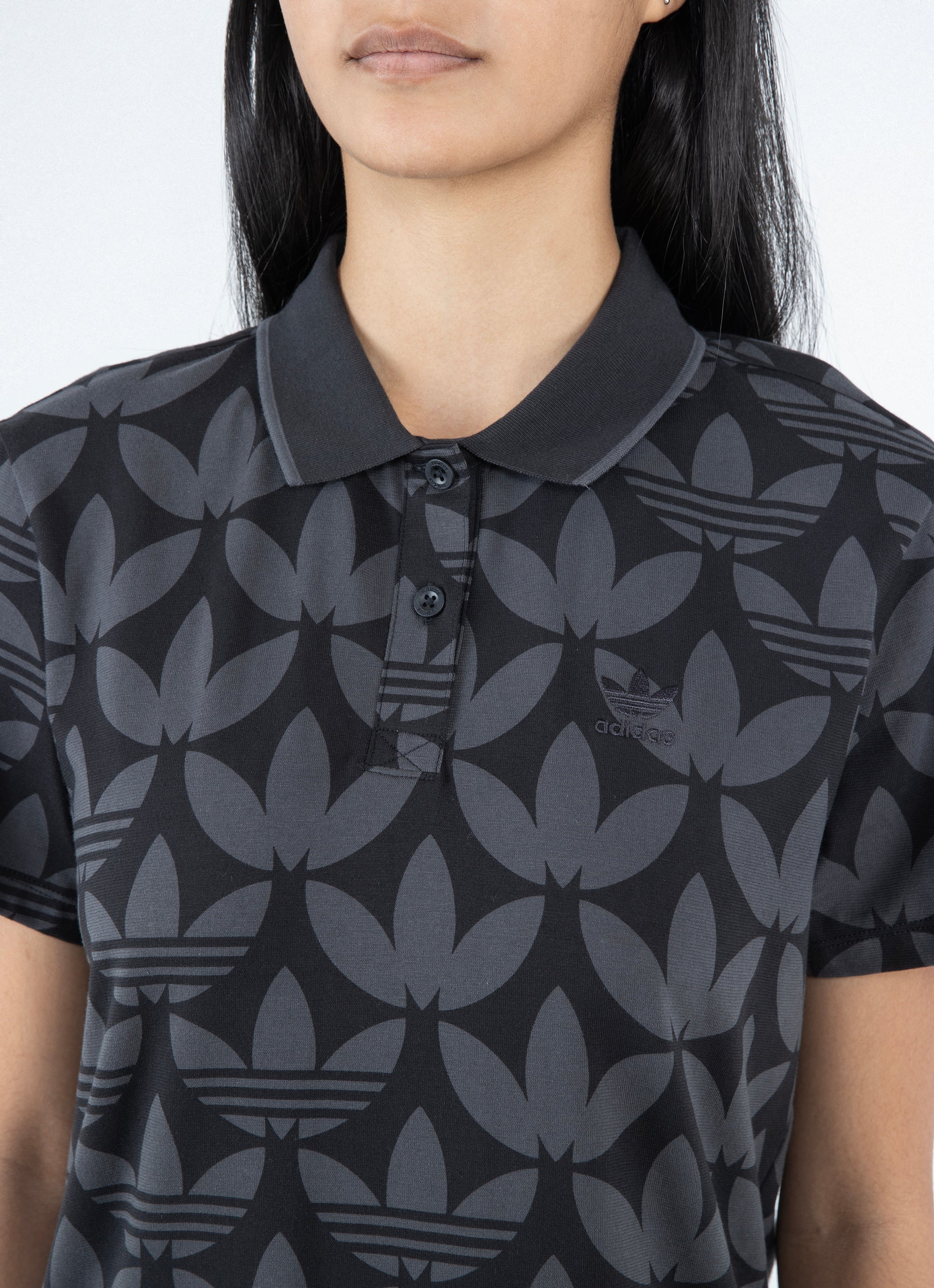 Adidas originals best sale trefoil polo shirt