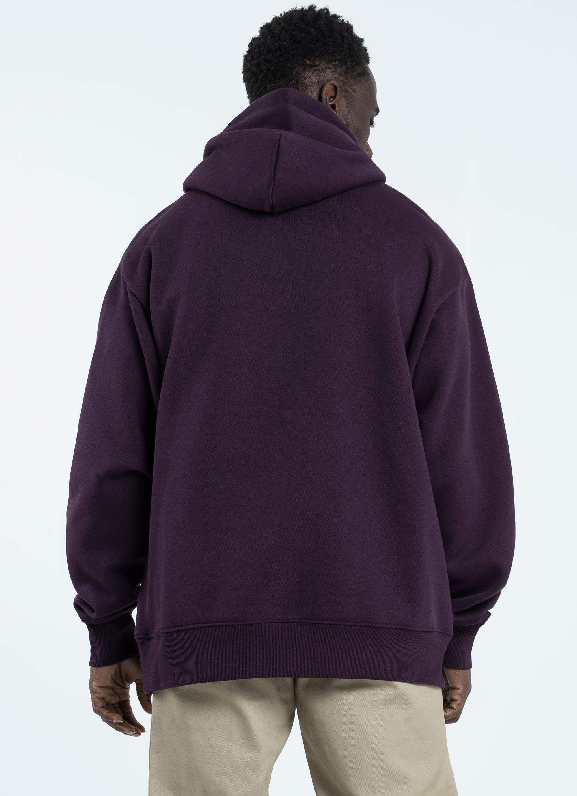 Plum champion store hoodie