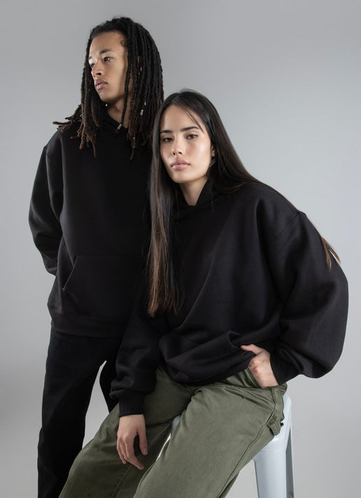 As Colour Relax Hoodie in Black | Red Rat