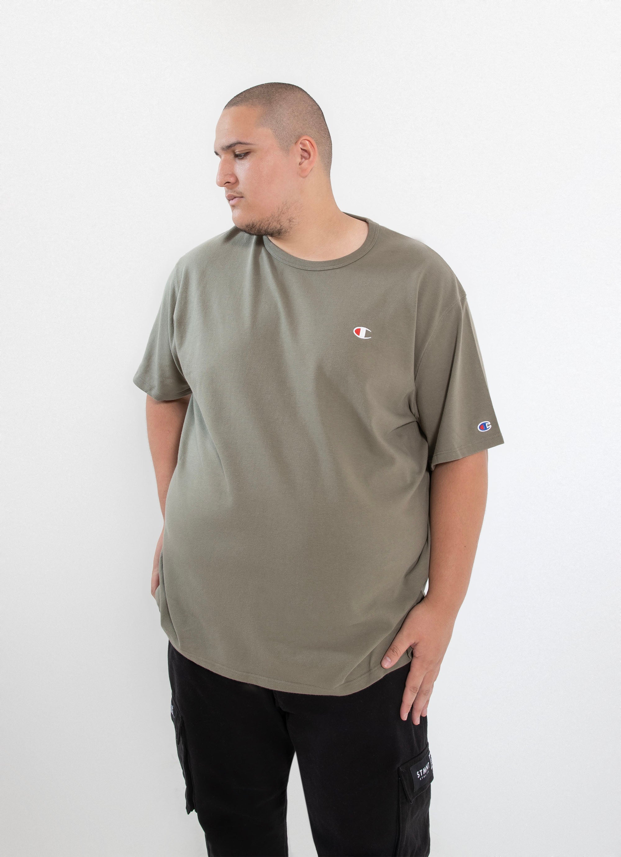 Champion big outlet c logo tee