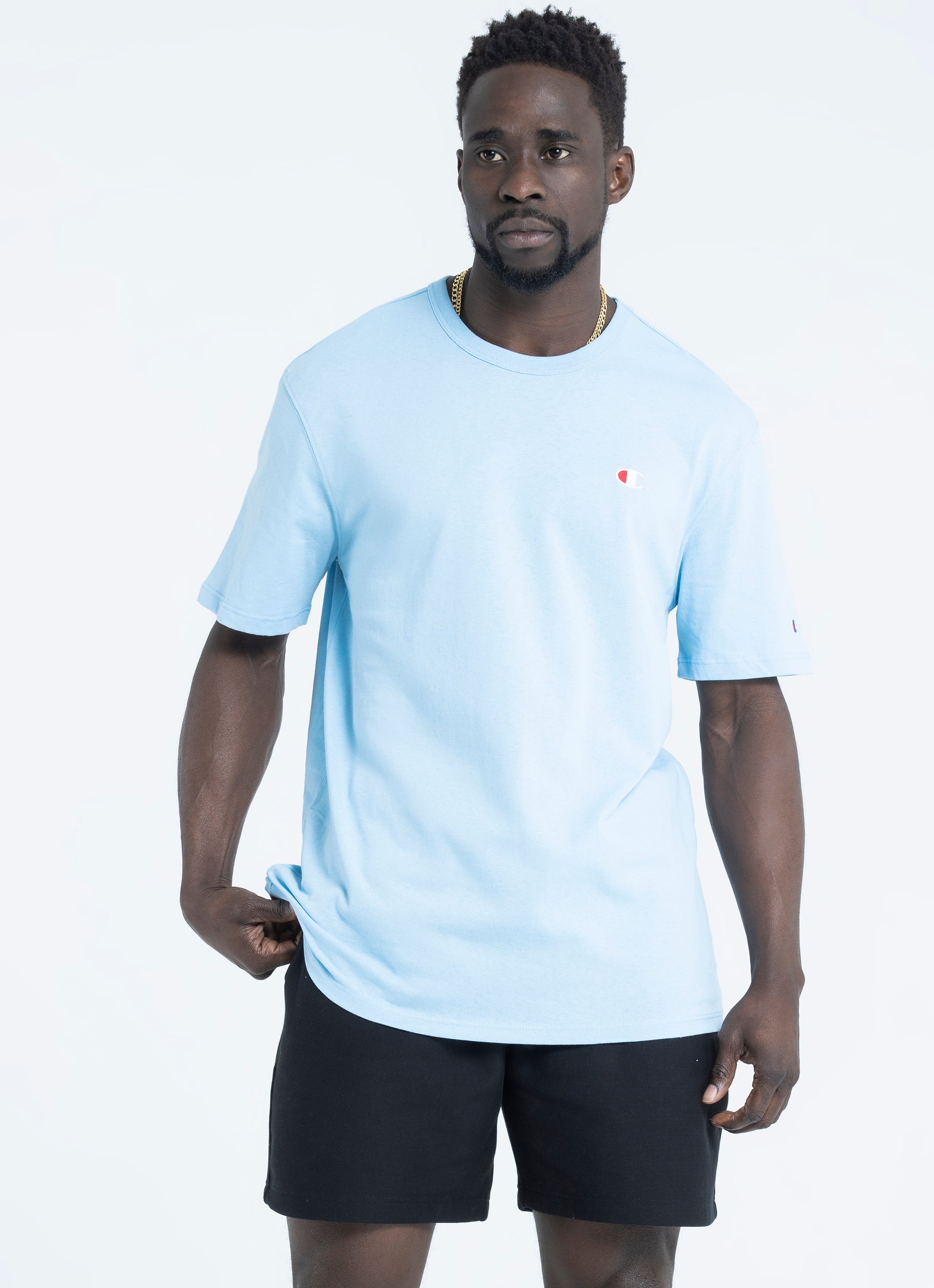 Champion Heritage Tee in Blue Red Rat