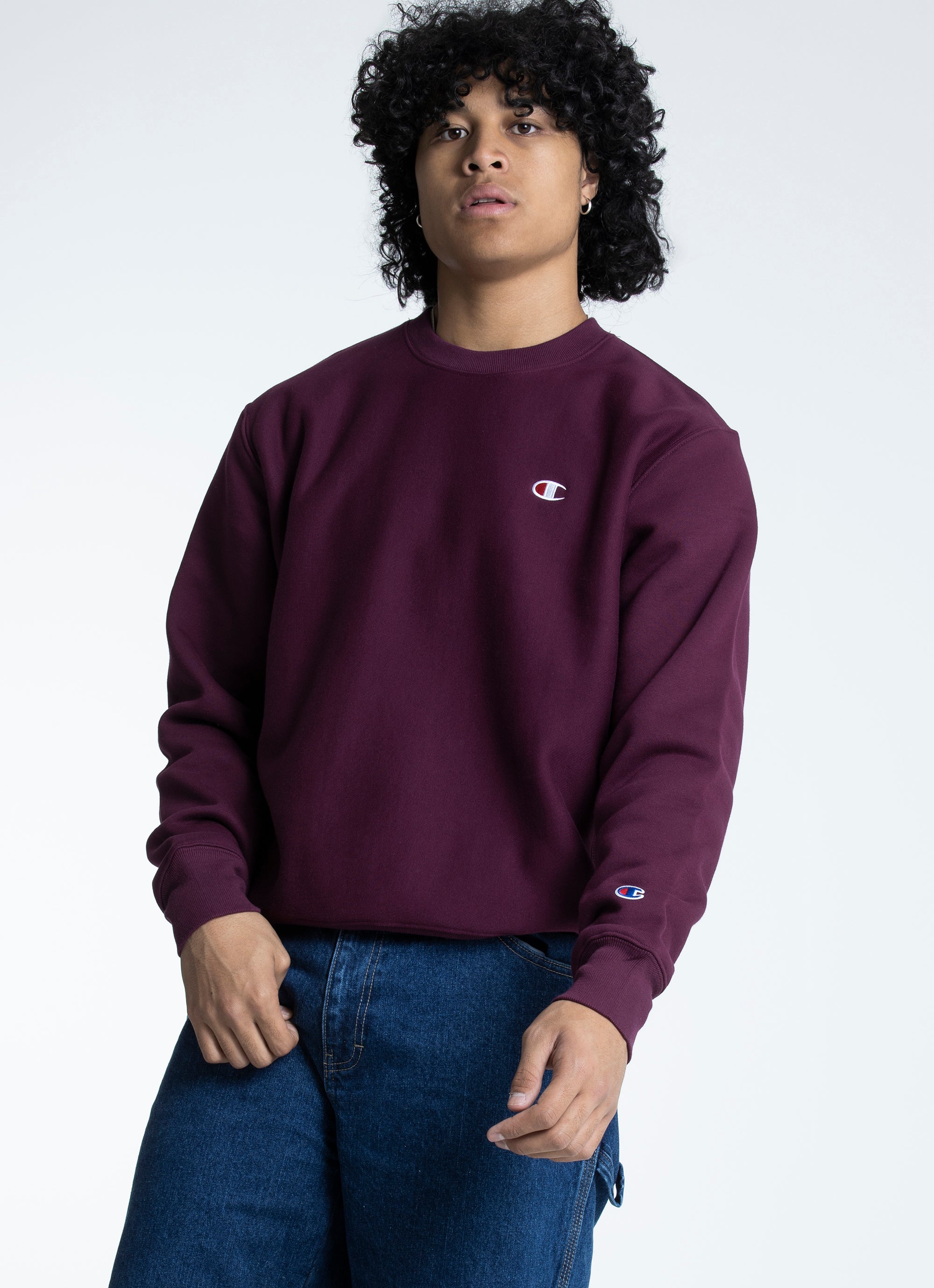 champion reverse weave purple