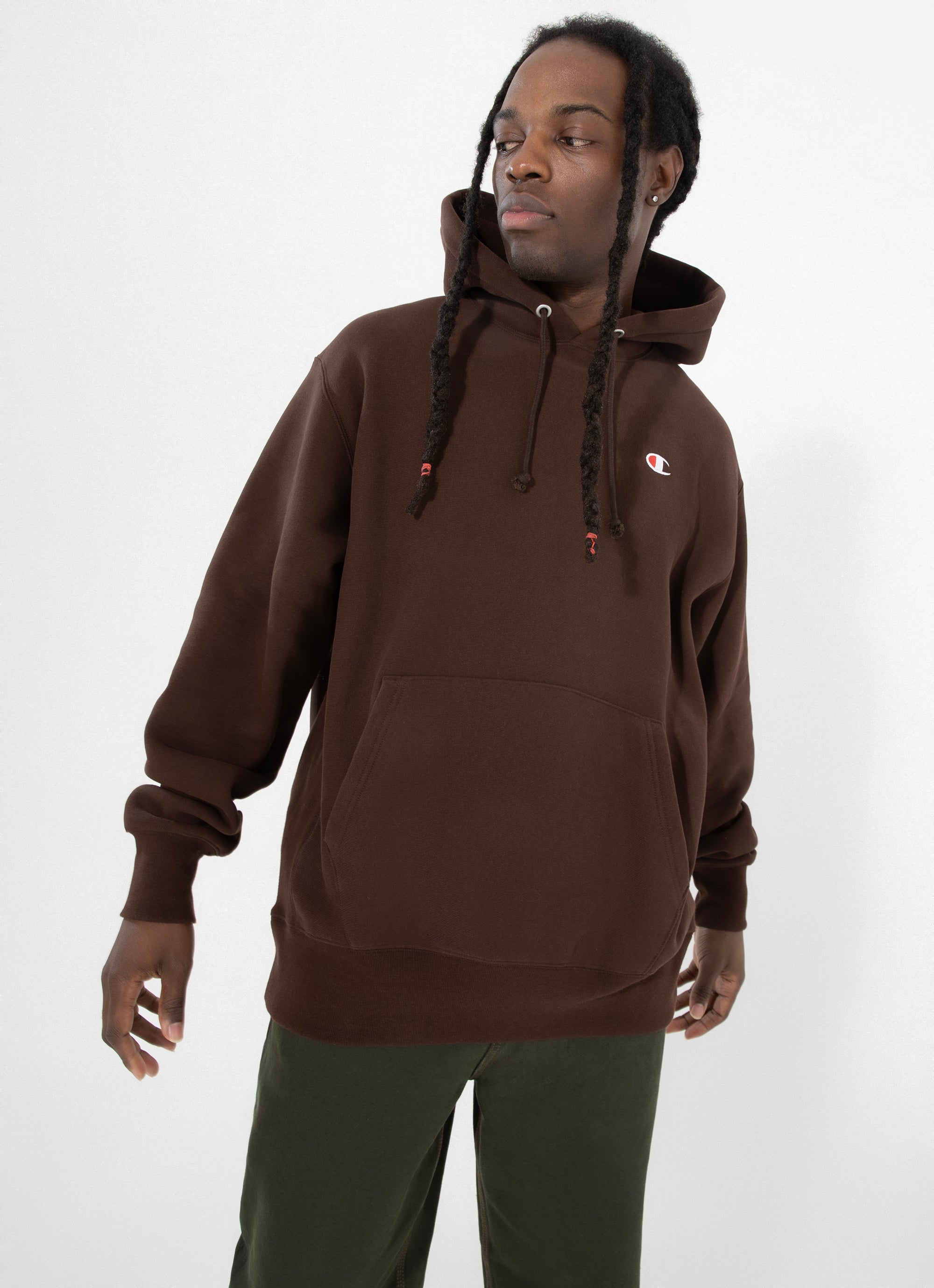 Brown champion sweatshirt hotsell