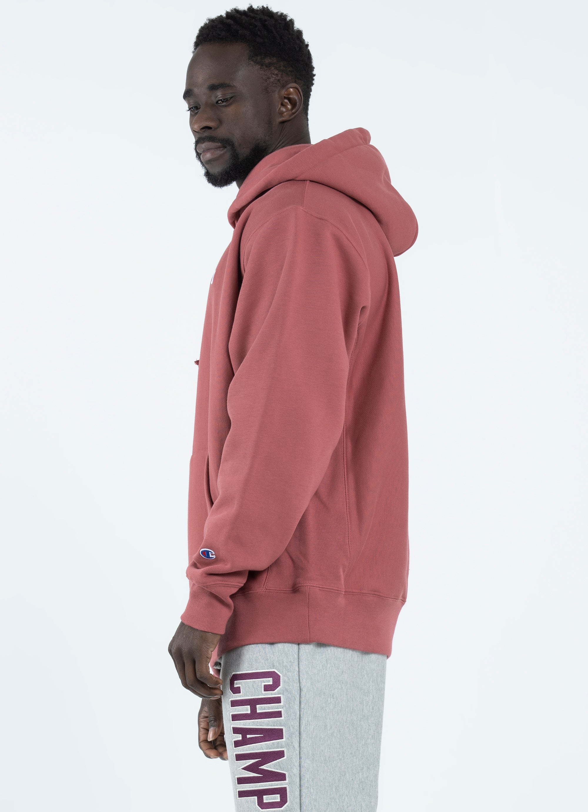 Champion reverse weave hot sale sweatshirt pink