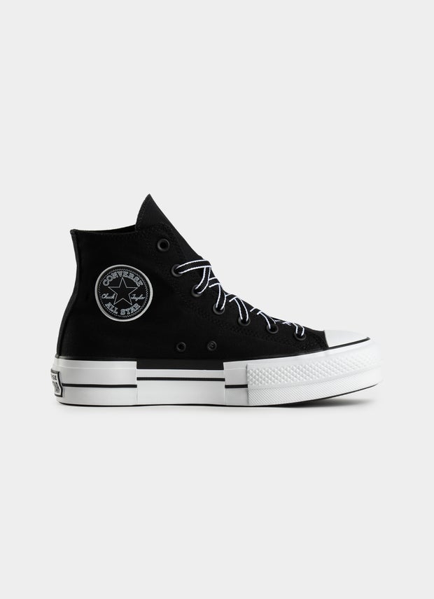 Image of Converse Chuck Taylor All Star Lift Platform Outline Sketch Shoes - Womens