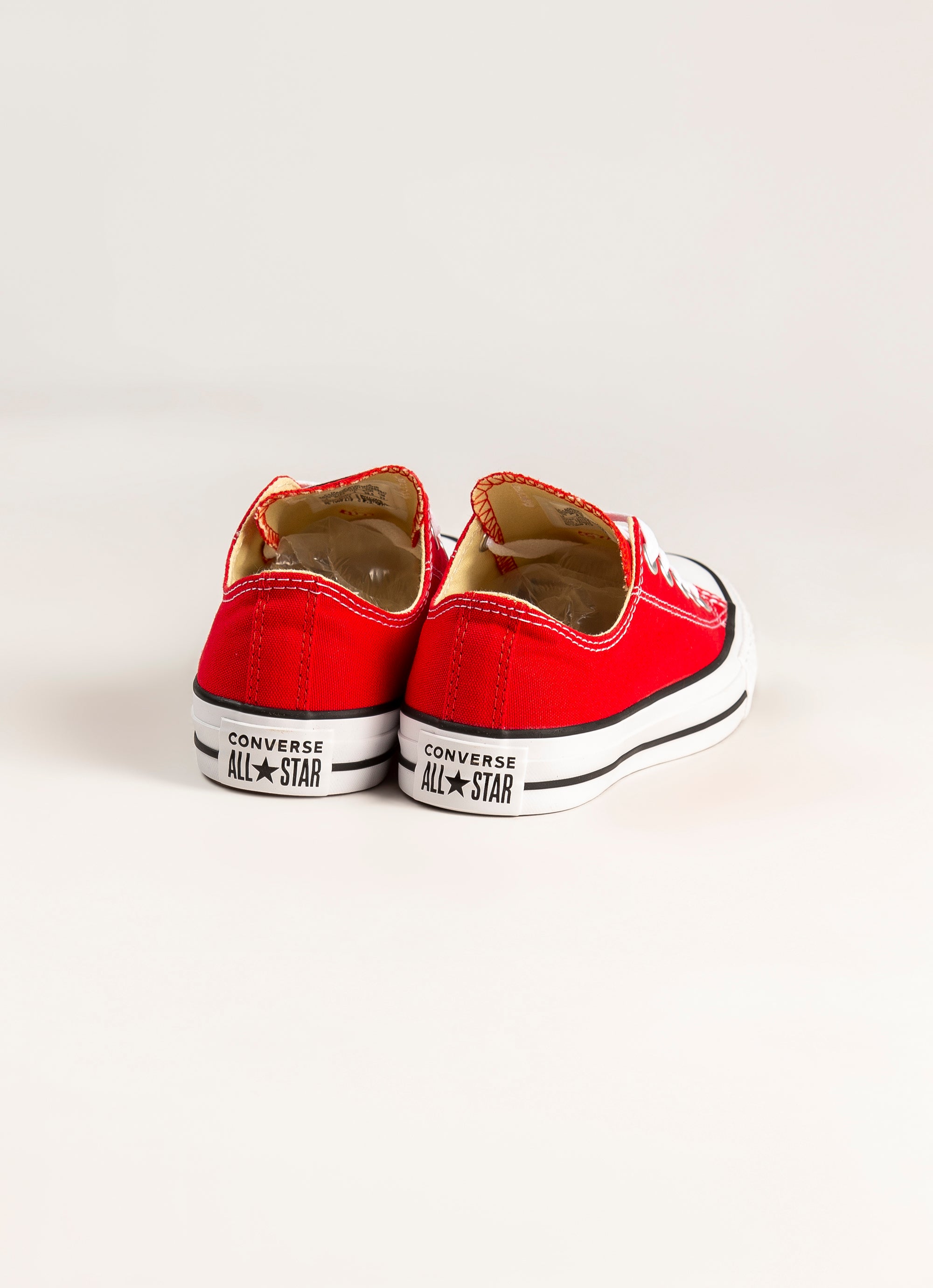 Converse red fashion low cut