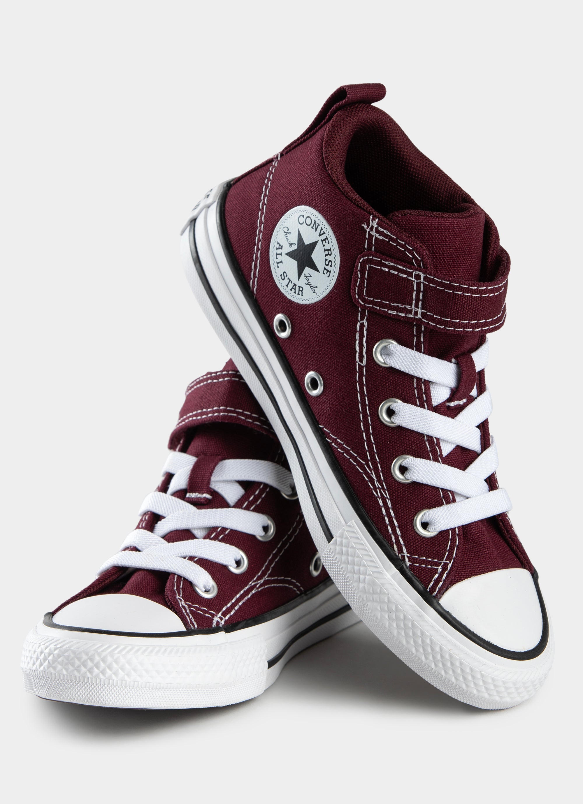 Burgundy deals toddler converse