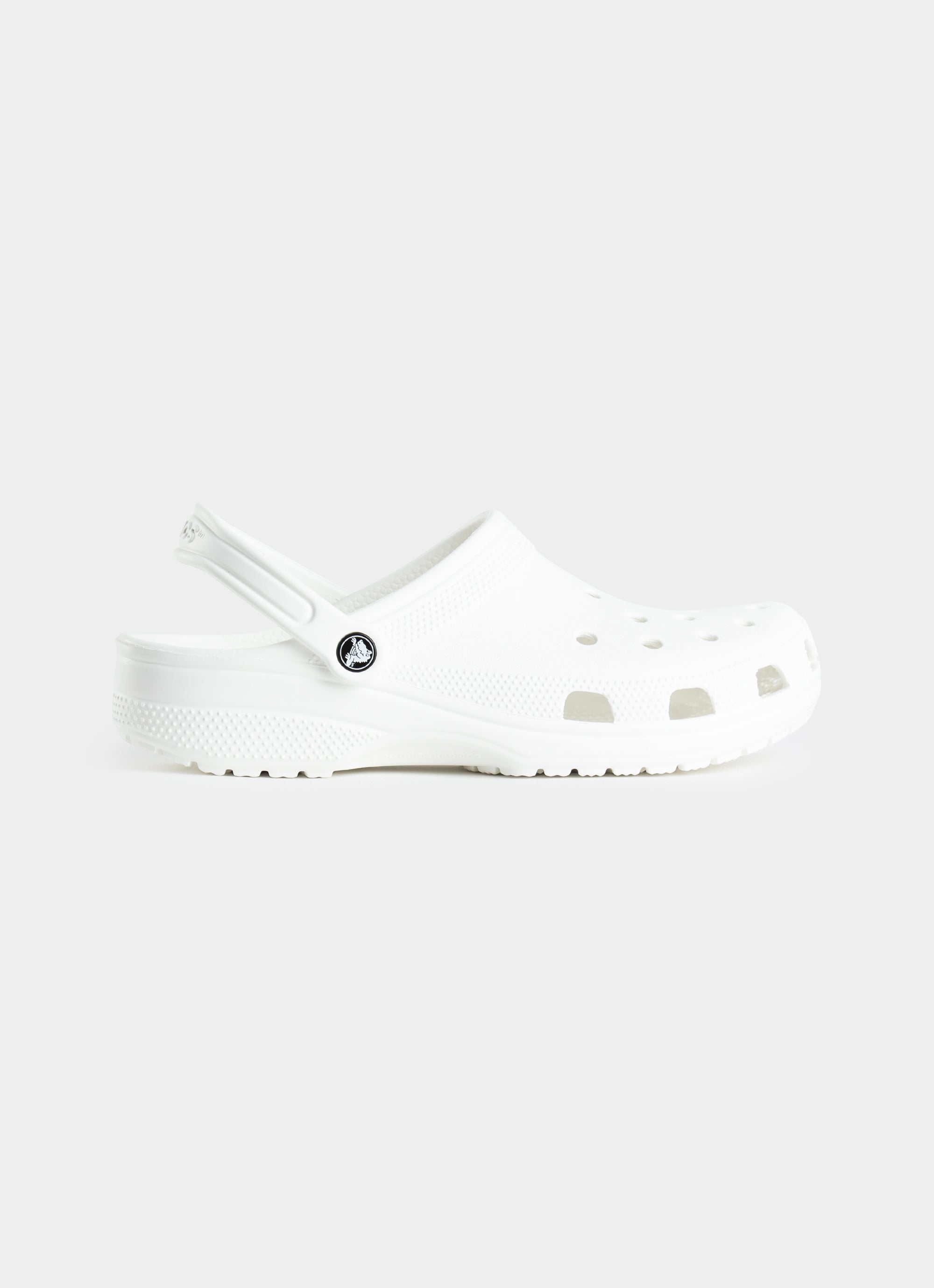 White classic online clog