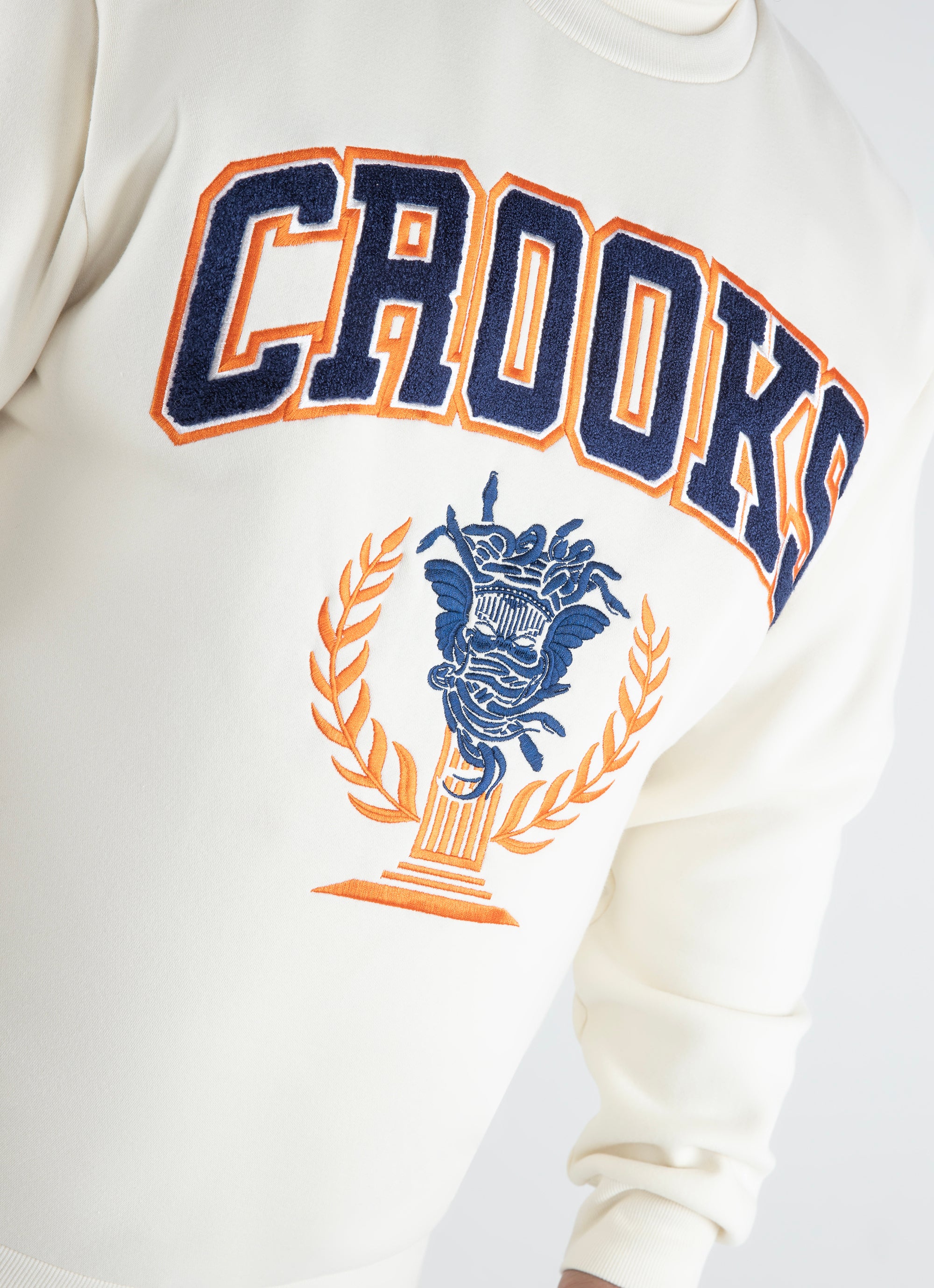 Crooks & Castles Collegiate Hoodie - Big & Tall in Blue
