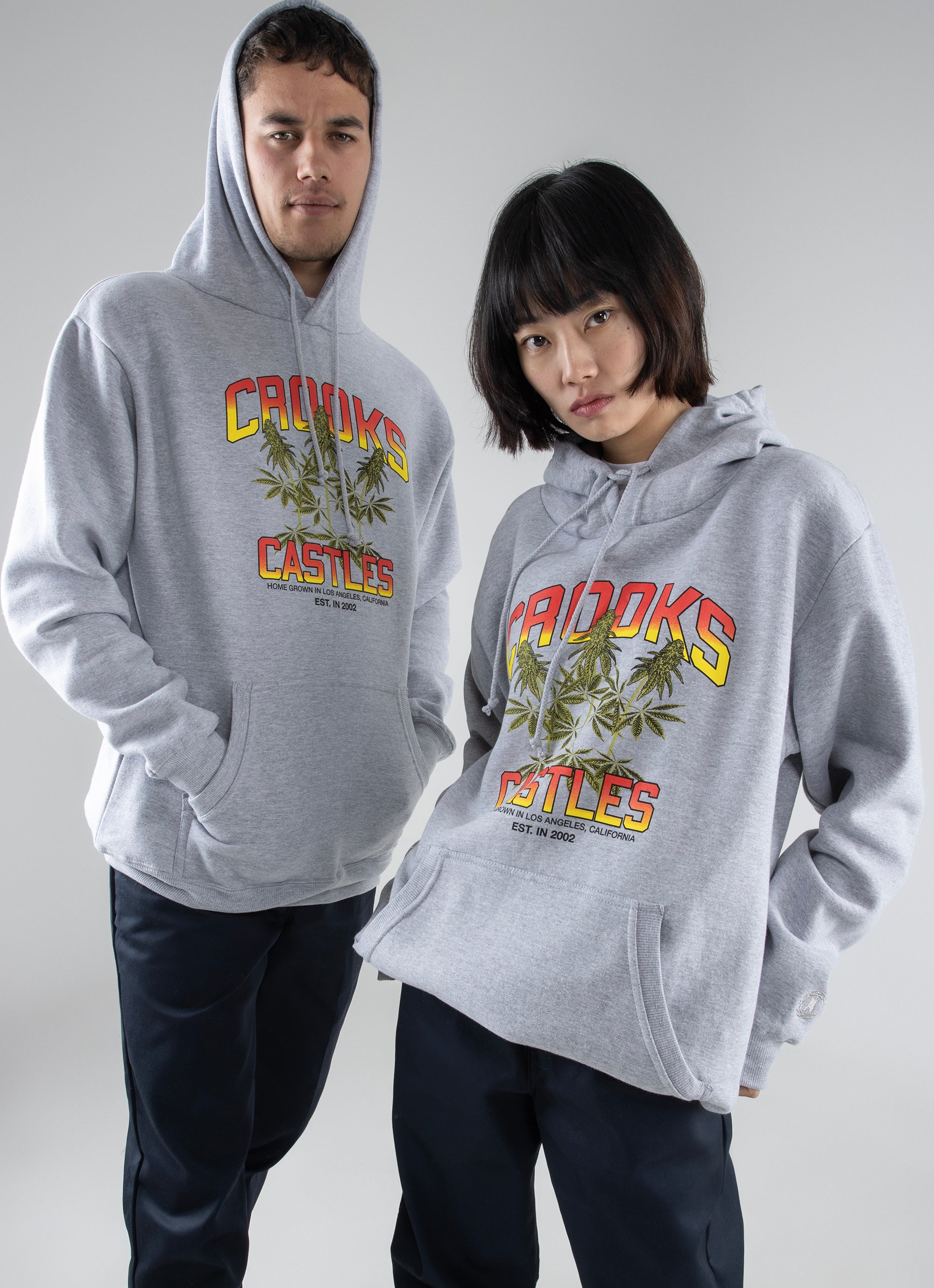 Grey crooks clearance and castles hoodie