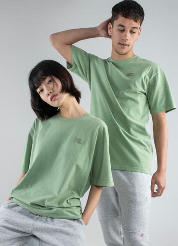 Dickies Classic Label Washed Tee in Green