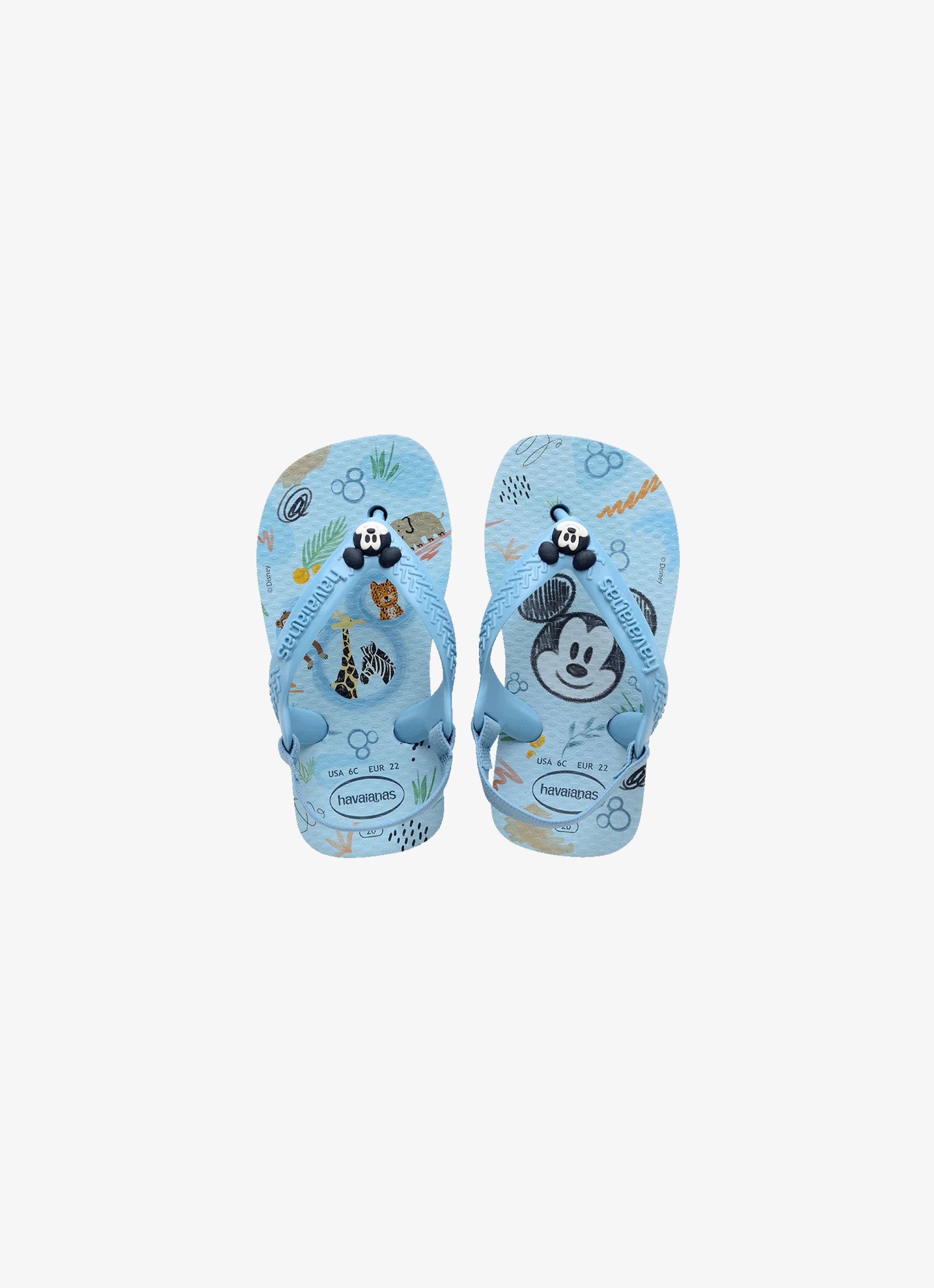 Havaianas Baby Disney Infant in Blue Red Rat