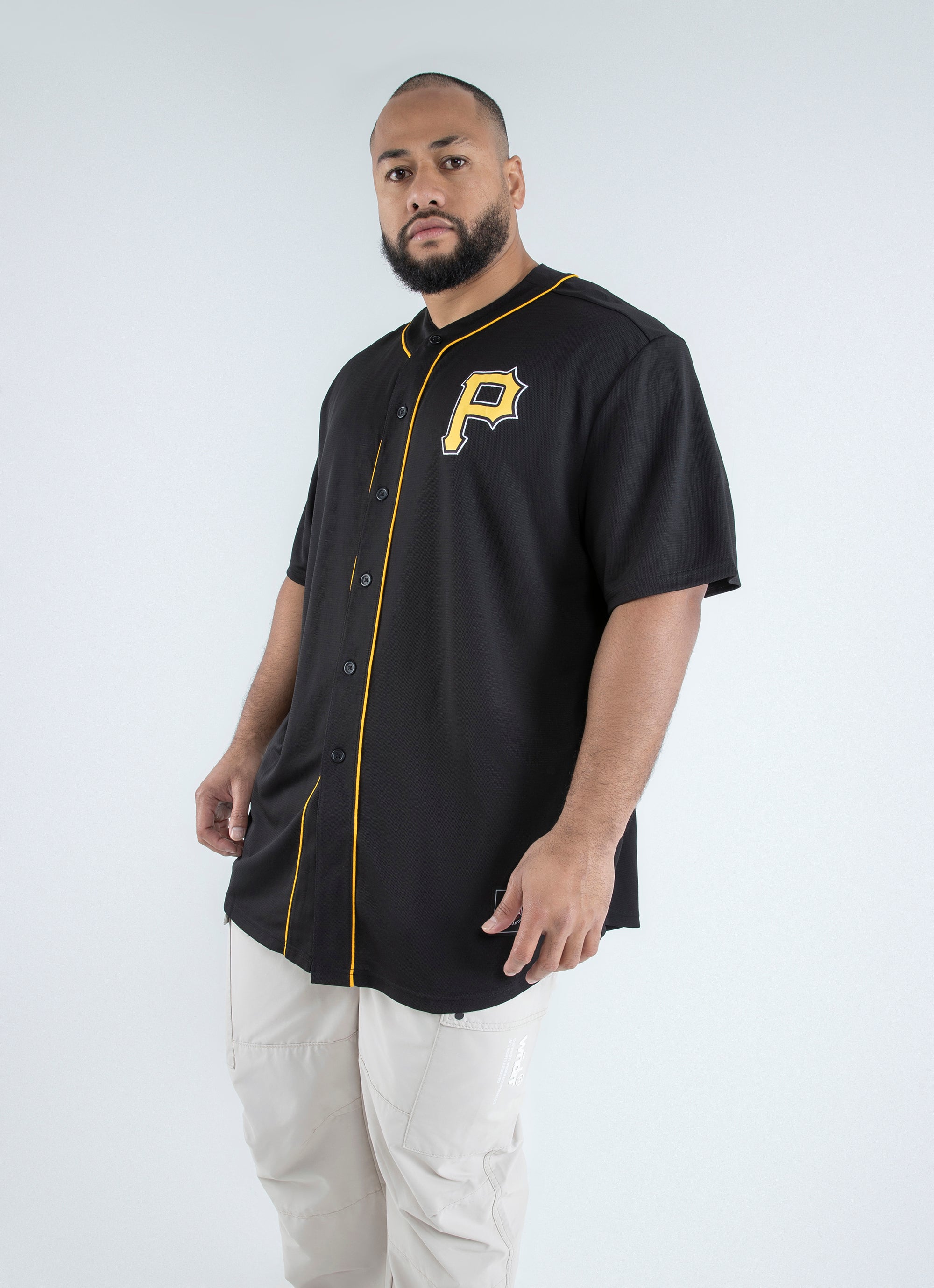Pittsburgh Pirates Big & Tall Jersey Muscle Tank Top - Black