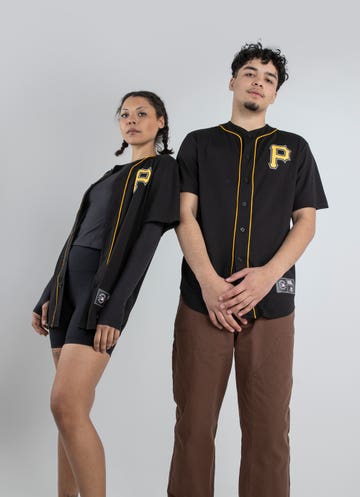 Pittsburgh Pirates YOUTH Majestic MLB Baseball jersey BLACK