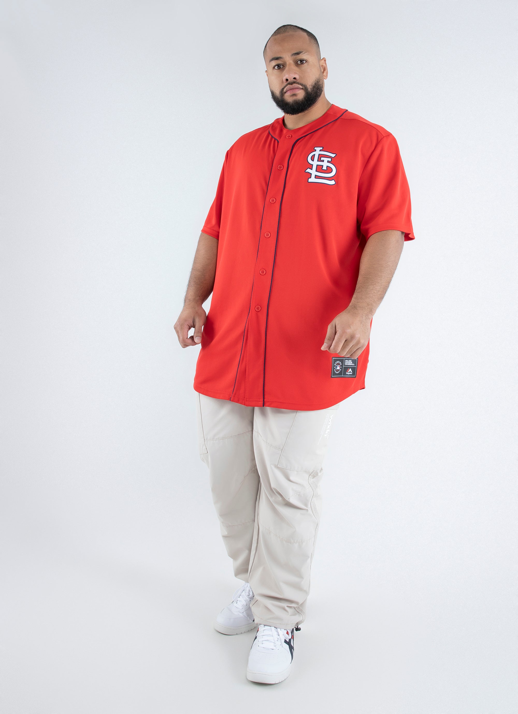 Majestic Mlb St Louis Cardinals Core Jersey - Big & Tall in Red