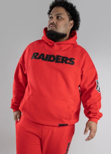 Majestic Nfl Las Vegas Raiders Fleece Track Pants in Red