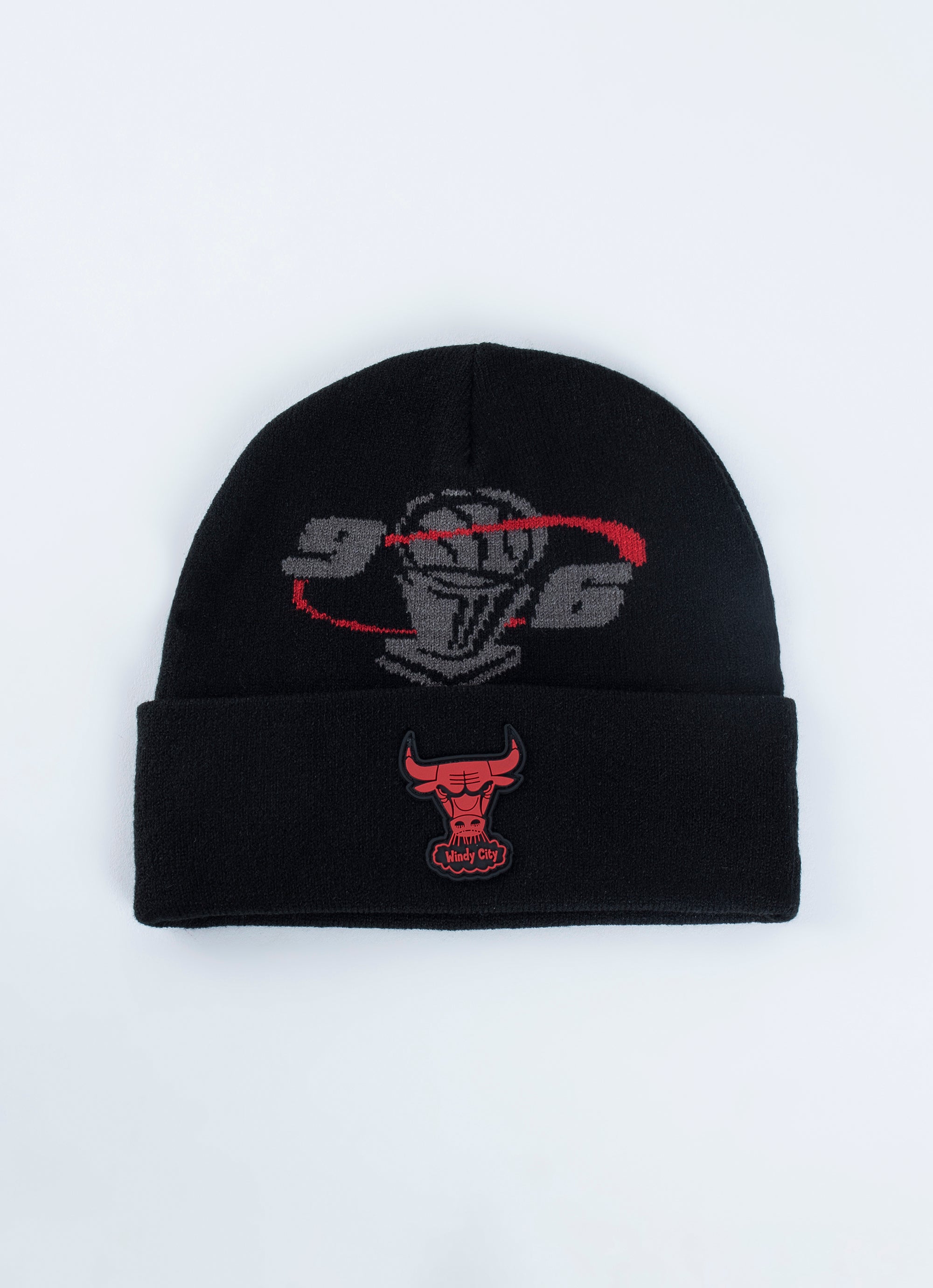 Chicago bulls beanie 2024 mitchell and ness