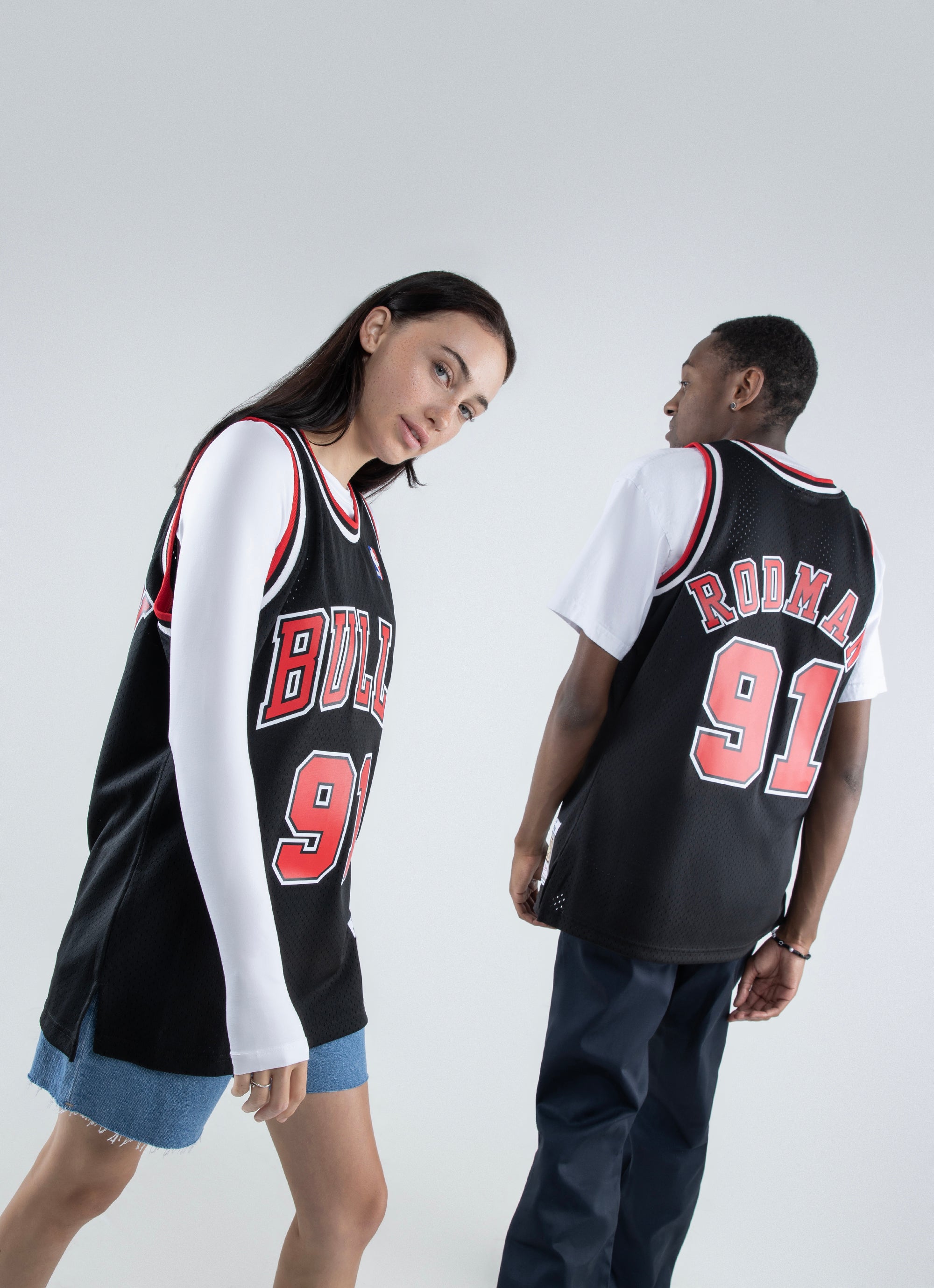 Mitchell & Ness Nba Chicago Bulls 'dennis Rodman' Swingman Jersey ...