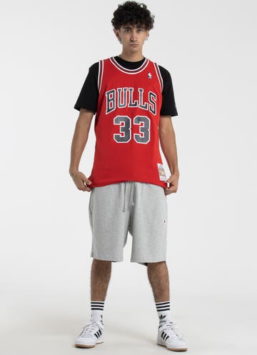 Mitchell & Ness Name and Number Mesh Top Chicago Bulls Scottie Pippen