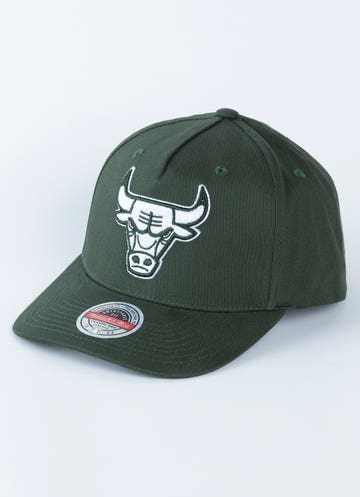 Chicago Bulls Hat Snapback Gray/Black Mitchell & Ness