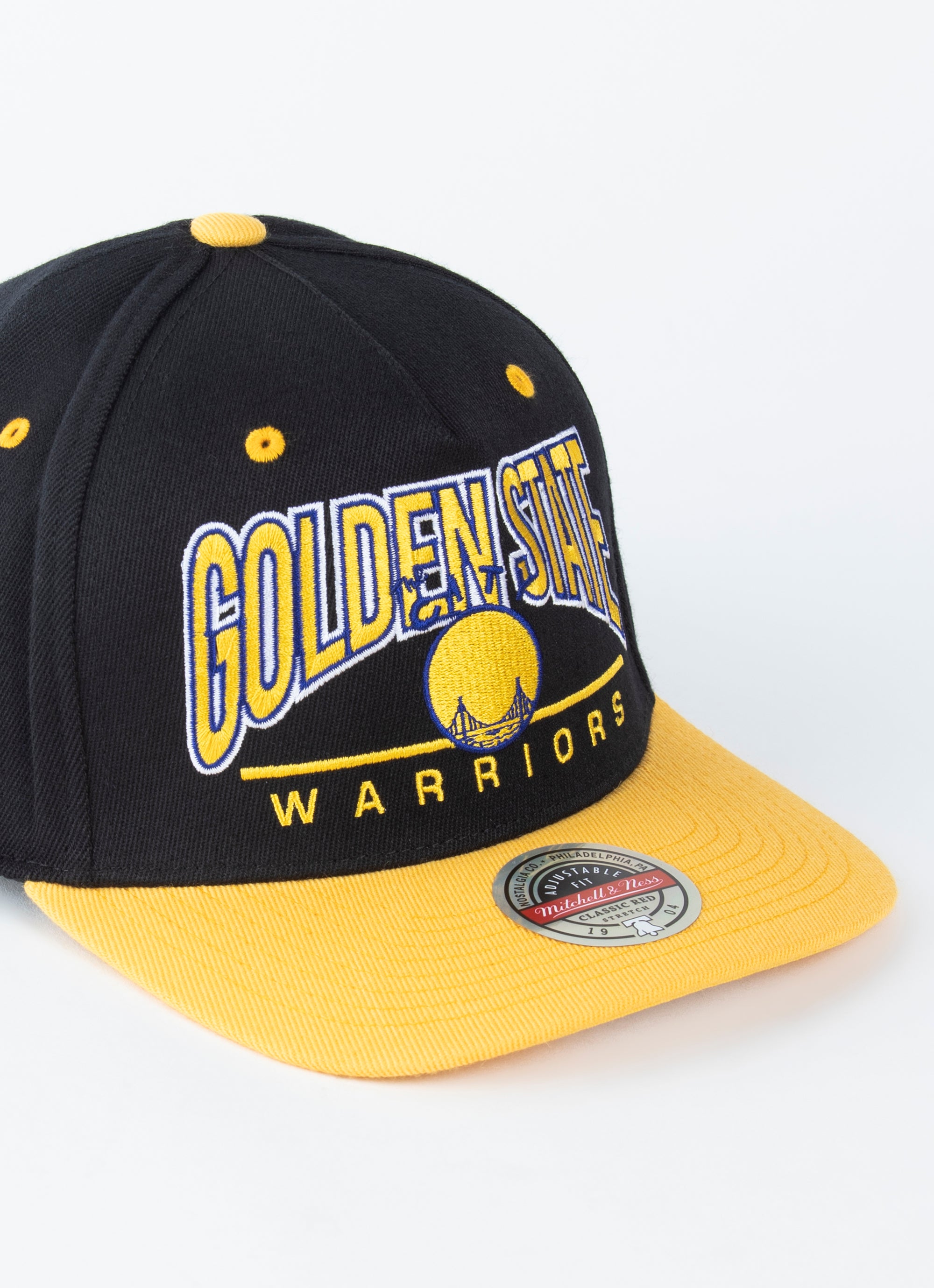 Mitchell & Ness Nba Golden State Warriors Classic Snapback Cap in Black