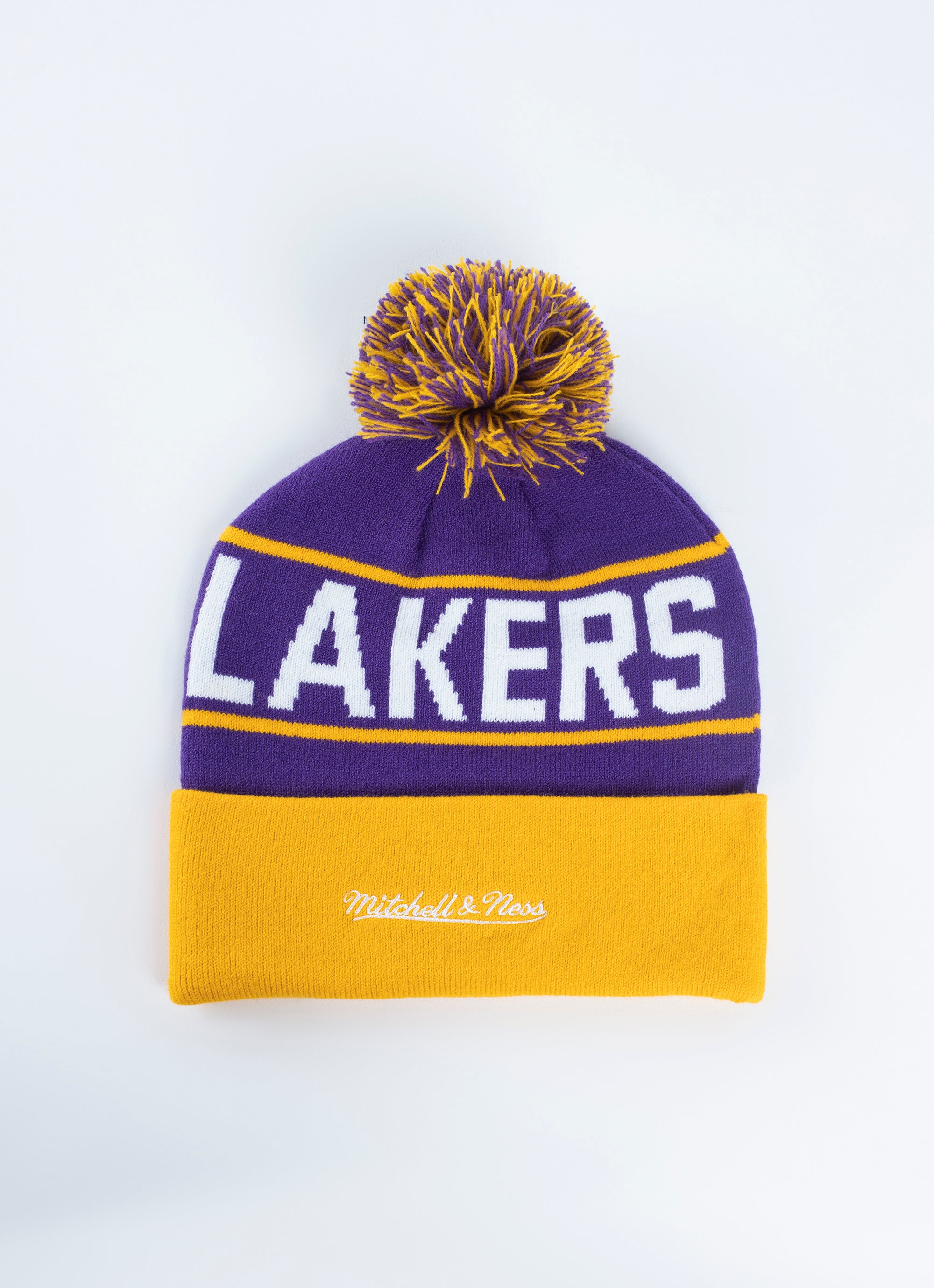 Mitchell and ness store lakers beanie