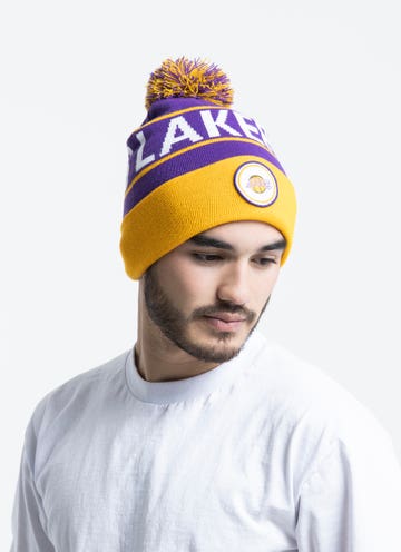 Los Angeles Lakers Sport Knit Pom Beanie – Fan Cave