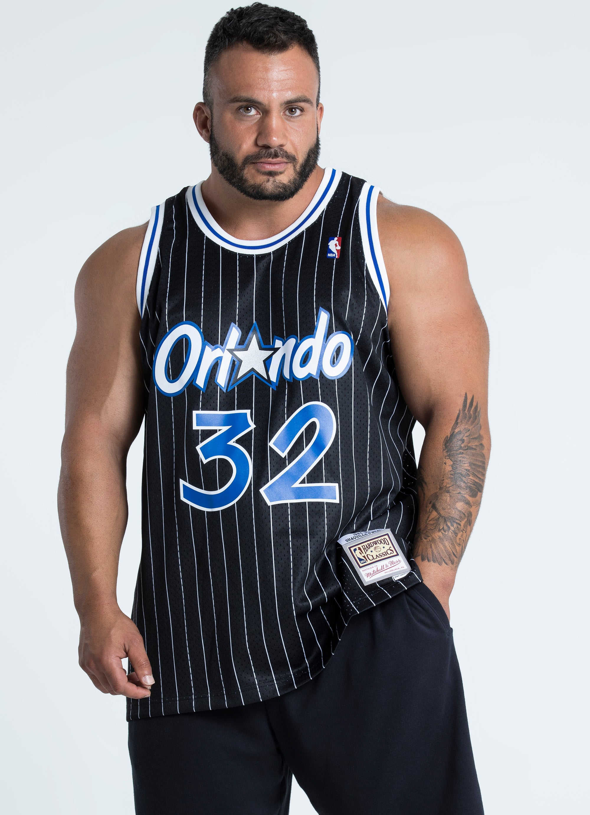 Shaq mitchell store and ness jersey