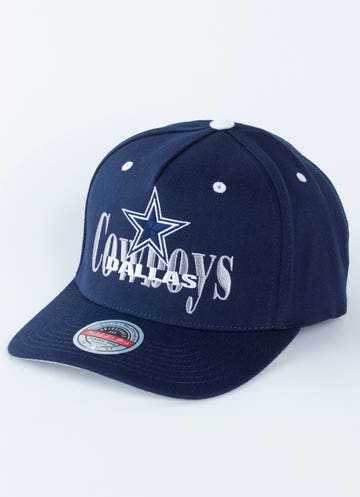 Dallas Cowboys Hat Mitchell & Ness NFL Triple Black Snap Back