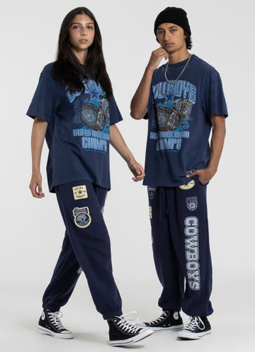 Mitchell & Ness Nfl Dallas Cowboys Varsity Sweatpants in Blue