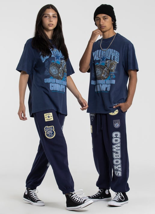 Mitchell & Ness Dallas Cowboys Team Sweatpants Faded Navy