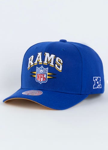 Mitchell & Ness Nfl Los Angeles Rams Diamond Logo Snapback Cap in Blue