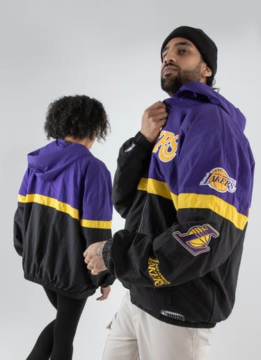 Majestic Los Angeles Lakers Reversible Satin Full Zip Jacket