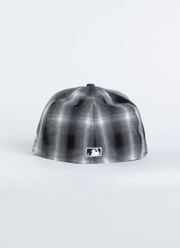 New Era Nfl 59fifty Las Vegas Raiders Full Plaid Fitted Cap in Black