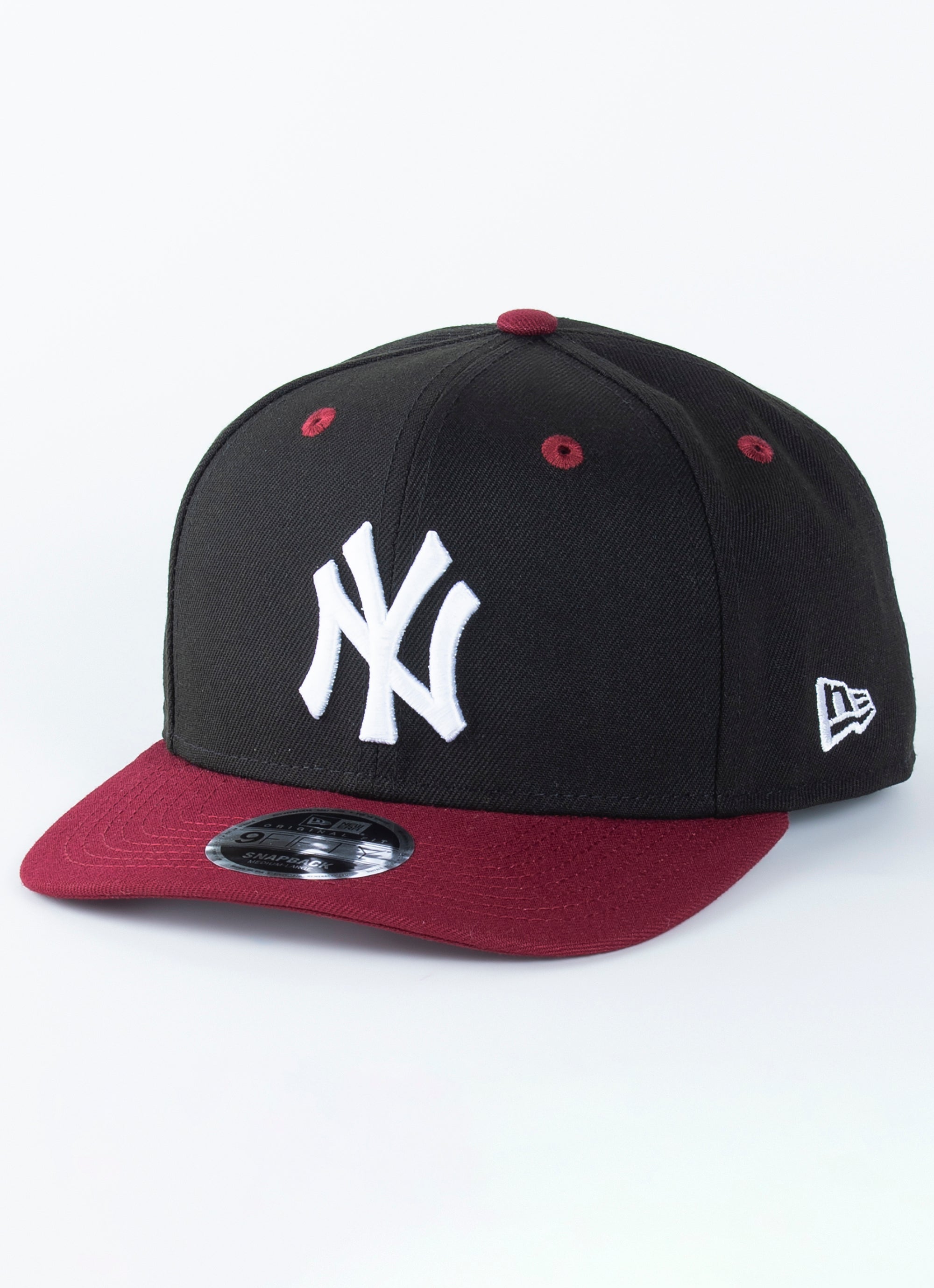 black and red yankees snapback