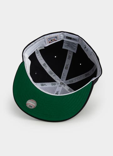 New York Yankees New Era Green Undervisor 59FIFTY Fitted Hat - Light  Blue/Navy