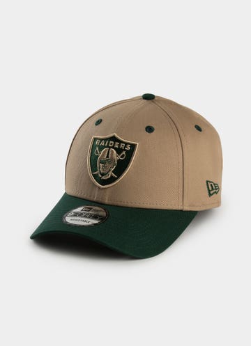 Shop Kids New Era Green Las Vegas Raiders 9FORTY Cap Online