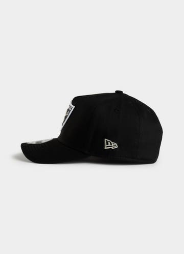 Youth Mitchell & Ness Black Las Vegas Raiders Times Up Precurved Trucker Adjustable Hat